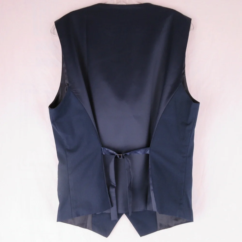 Coofandy Navy Formal Suit Vest Size M